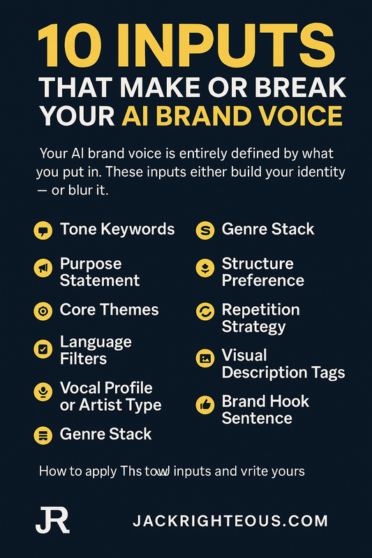 10 Inputs That Define Your AI Brand Voice in 2025 - Jack Righteous