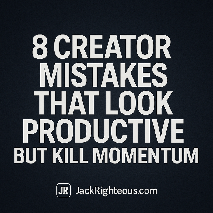 8 AI Creator Habits That Destroy Momentum - Jack Righteous