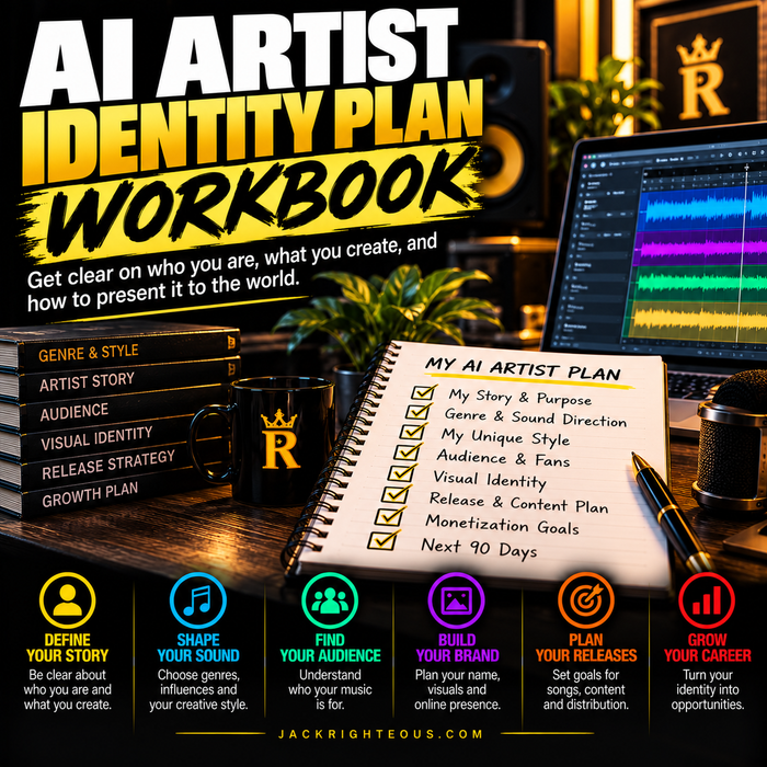 AI Artist Identity Plan | Optional Music-Specific Browser Worksheet