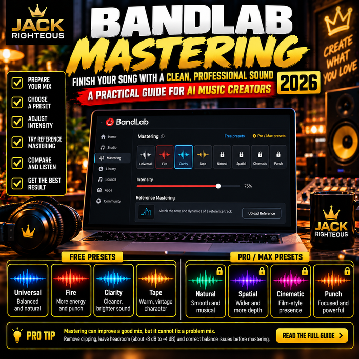 BandLab Mastering 2026: Presets, Intensity, Reference Mastering & Mix Prep