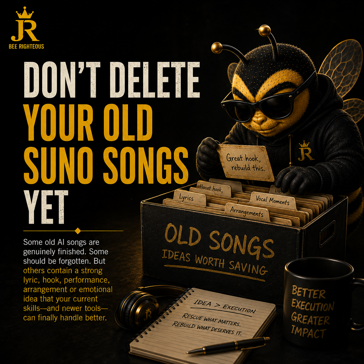 Don’t Delete Your Old Suno Songs Yet: How to Find the Ones Worth Rebuilding