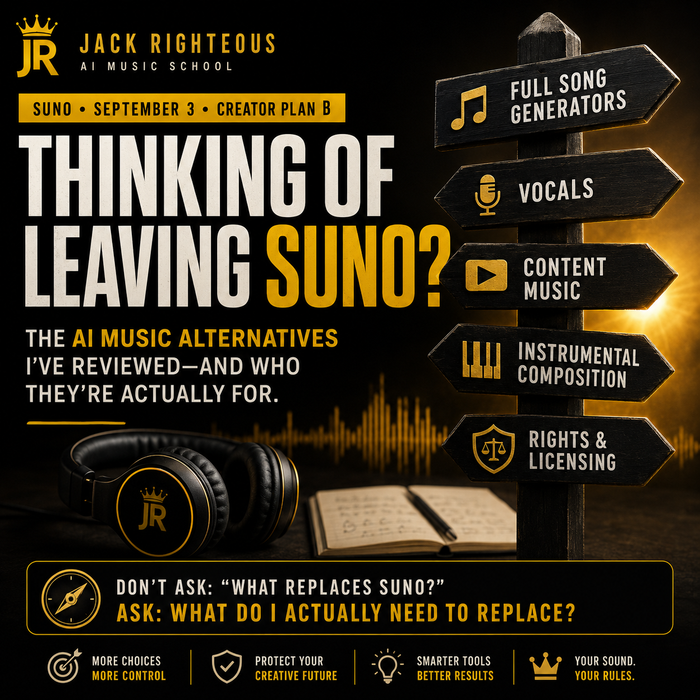 Thinking of Leaving Suno? The AI Music Alternatives I’ve Reviewed—and Who They’re Actually For