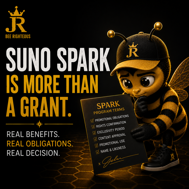 Should You Apply to Suno Spark? Eligibility, Rights, Obligations & What Independent Artists Should Know