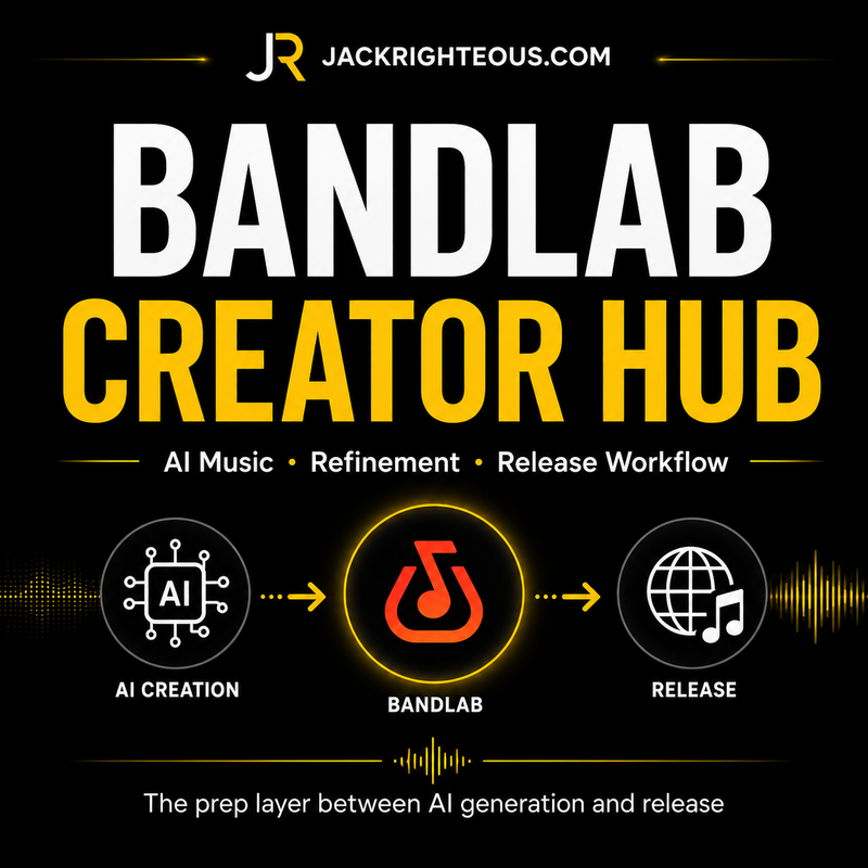 BandLab tutorials hub for recording, mixing, mastering and music distribution guides from Jack Righteous