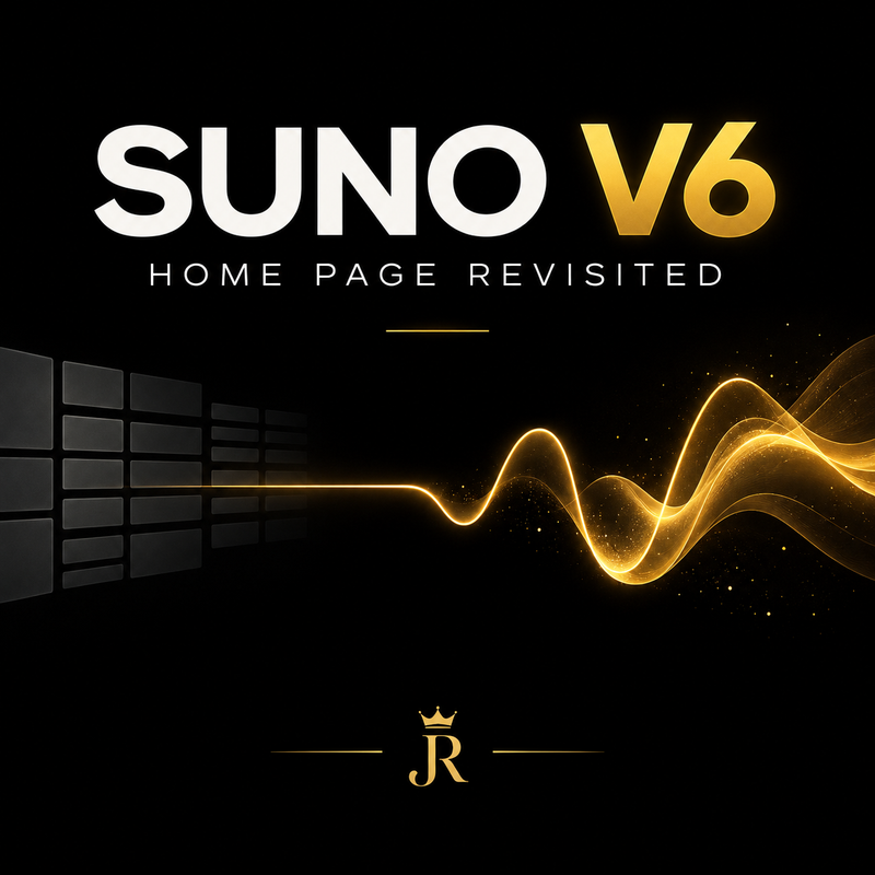 Cover image for Suno v4.5 Home Page Revisited: What Changed in Suno V6