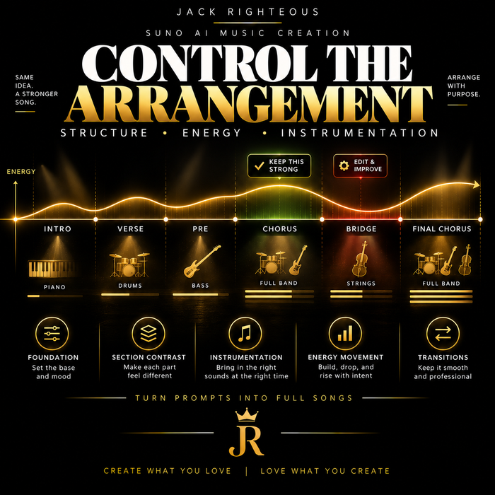 Cover image for AI Music Arrangement: Control Structure, Energy and Instrumentation