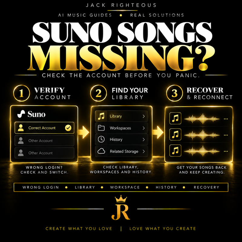 Suno Wrong Account or Missing Songs? What We Know and What to Do