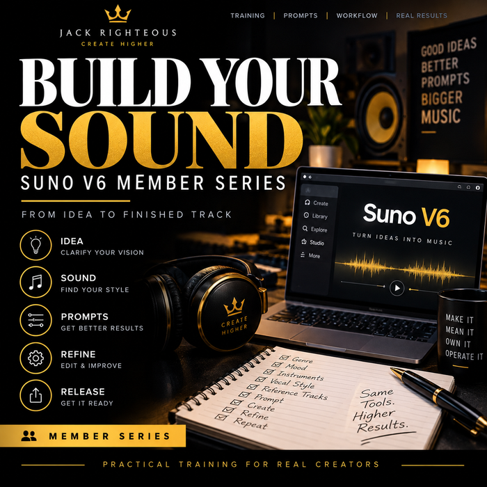 Cover image for Build Your Sound in Suno V6 | Member Series Start Here