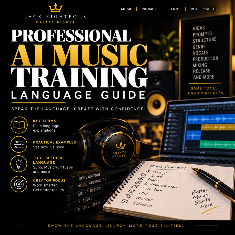 Cover image for Professional AI Music Training Language Guide