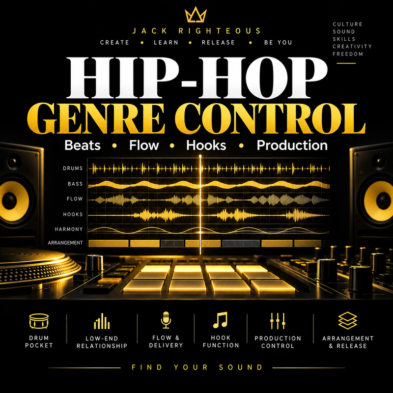 Cover image for How to Make Hip-Hop with AI Music | Beats, Flow, Hooks & Genre Control