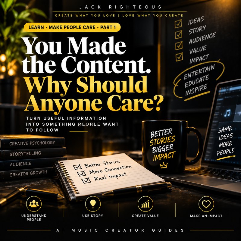 You Made the Content. Why Should Anyone Care? | Make People Care — Part 1