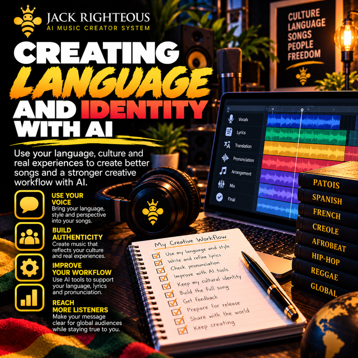 Creating With Language, Identity & AI: A Better Creative Workflow — JackRighteous.com article cover