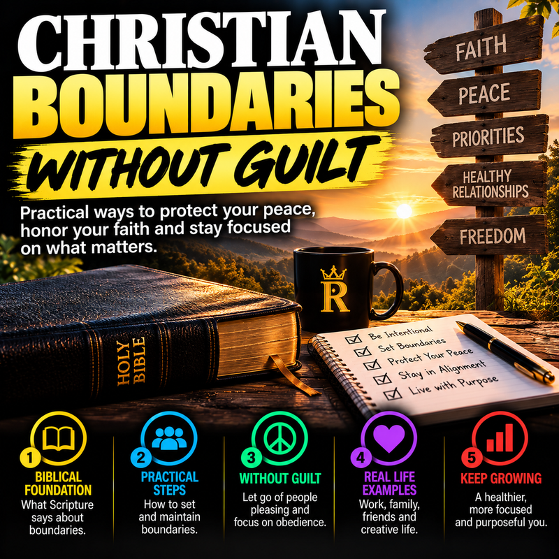 Jack Righteous Christian reflection cover about setting faithful personal boundaries without guilt.