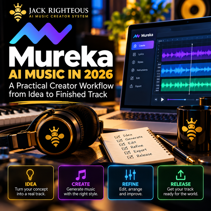 Mureka AI Music 2026: Creator Workflow Guide — JackRighteous.com article cover