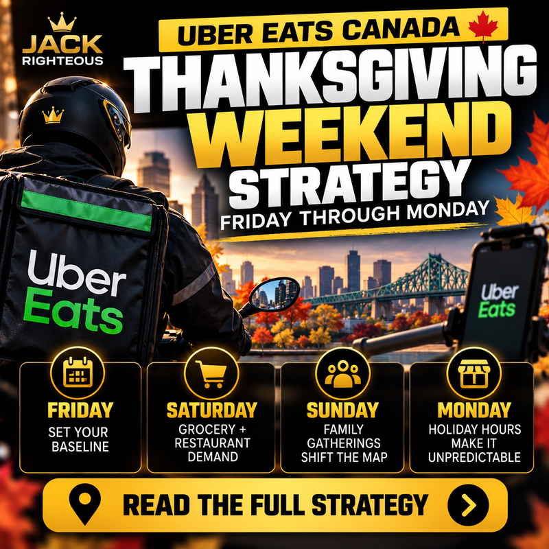 Thanksgiving Weekend Uber Eats Strategy: Friday Through Monday