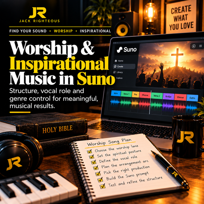 Worship & Inspirational Music in Suno: Structure, Vocals & Genre Control