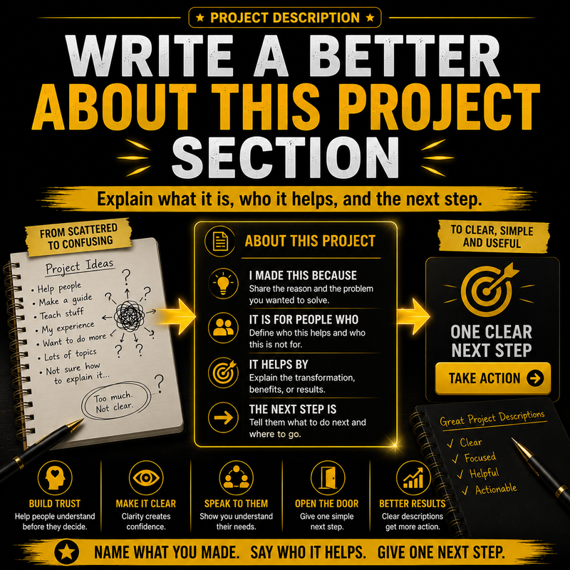 How to Write a Better “About This Project” Section | Jack Righteous