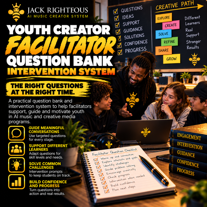 Youth Creator Facilitator Question Bank & Intervention System — JackRighteous.com article cover