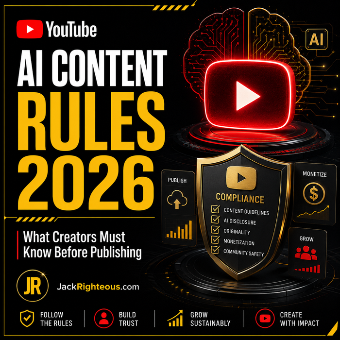 YouTube AI Content Rules 2026: Video, Voice, Visuals & Synthetic Media Disclosure