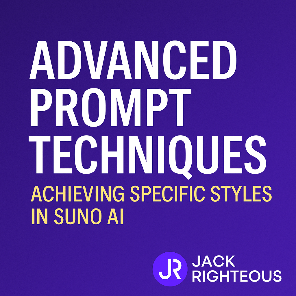 Advanced Prompt Techniques: Achieving Specific Styles in Suno AI - Jack Righteous