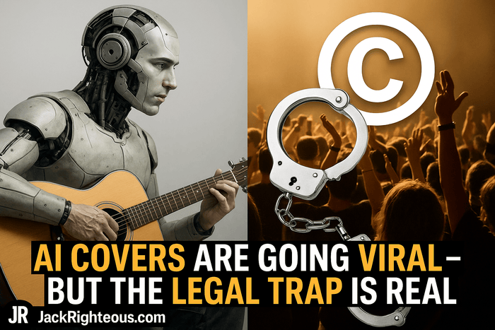 AI Covers Are Going Viral — But The Legal Trap Is Real - Jack Righteous