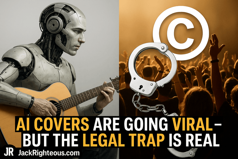 AI Covers Are Going Viral — But The Legal Trap Is Real - Jack Righteous