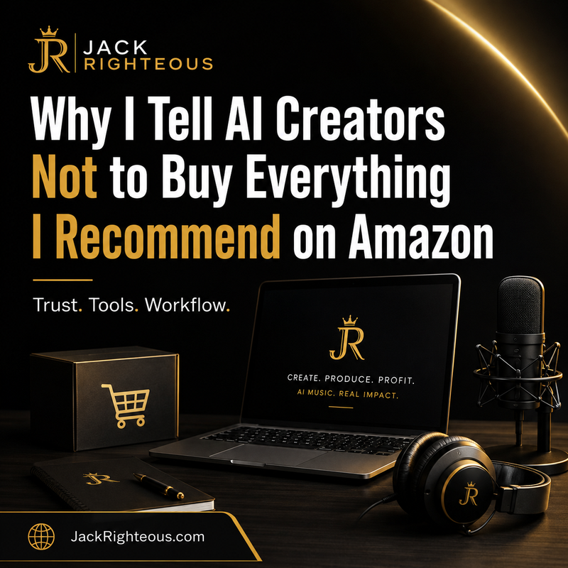 AI creator gear guide explaining why creators should buy equipment for a clear workflow need instead of buying everything