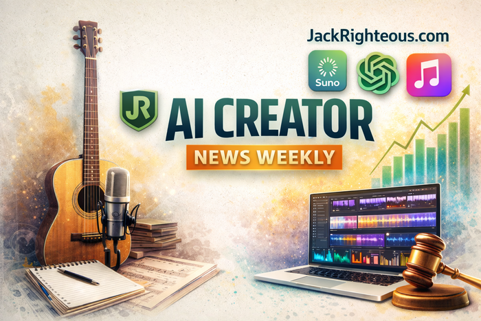 AI creator news roundup covering Suno, Google Lyria, Apple Music and emerging AI platform policy changes
