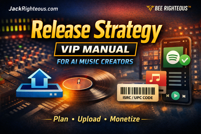 Release strategy VIP manual for AI music creators planning launches, distribution, promotion and post-release decisions