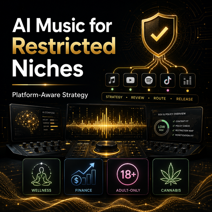 Guide to using AI music in restricted or sensitive niches while reducing platform, rights and policy risk