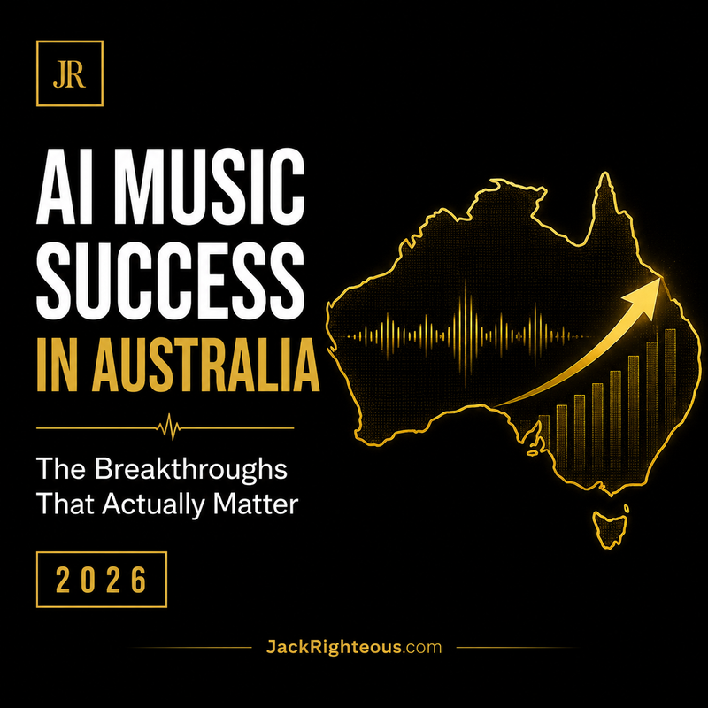 AI music success in Australia guide focusing on creator proof, audience development, rights and sustainable market signals in 2026