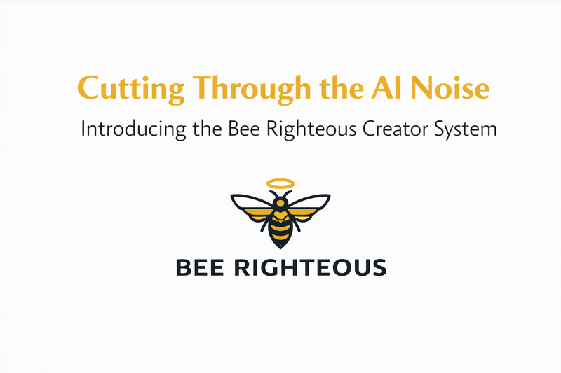 Bee Righteous Creator System roadmap for AI music tools, training, workflow, releases and creator development