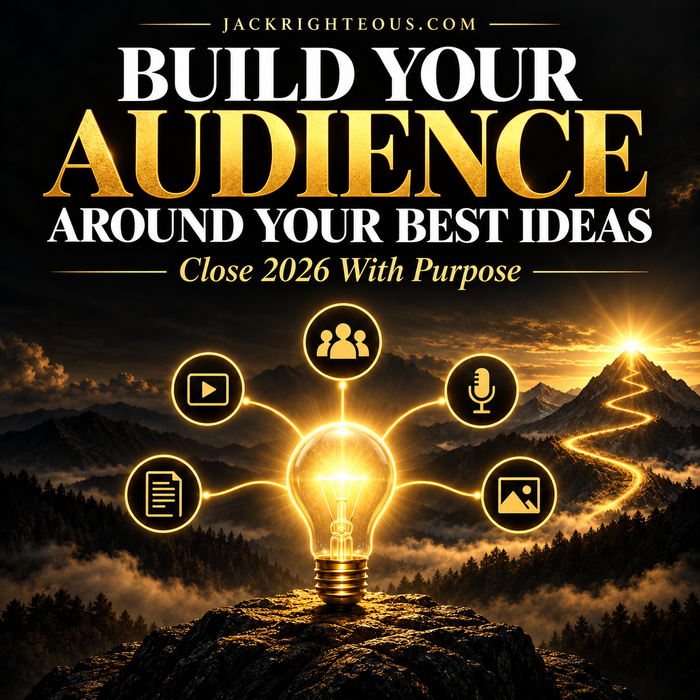 Build Your Audience Around Your Best Ideas — Close 2026 With Purpose
