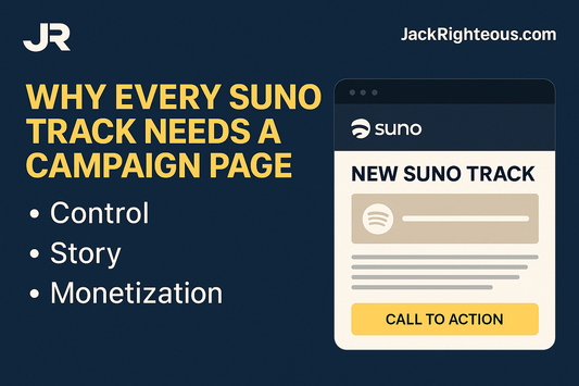 Campaign Page Strategy for Suno AI Music Creators - Jack Righteous