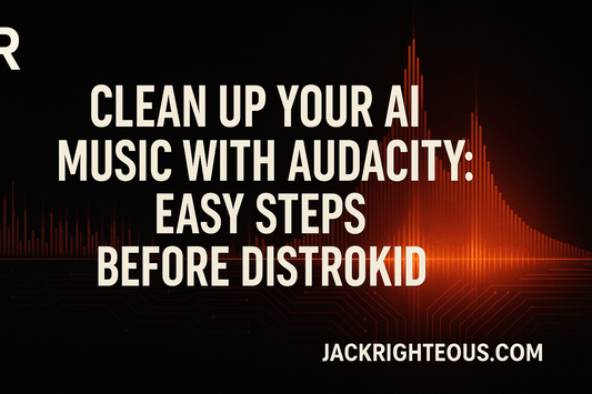 Clean Up Your AI Music with Audacity: Easy Steps Before DistroKid - Jack Righteous
