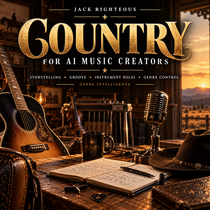 Country Genre Intelligence for AI music creators — storytelling, groove, instrument roles and genre control