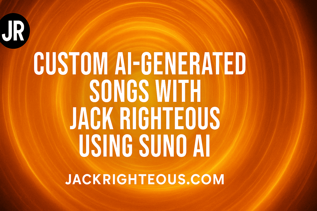 Custom AI-Generated Songs with Jack Righteous Using SUNO AI - Jack Righteous