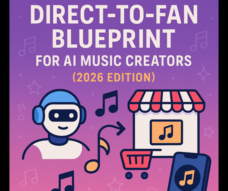 Direct-to-fan blueprint for AI music creators building owned audience and sales channels