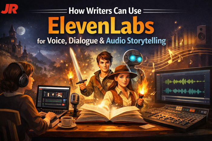 Guide for writers using ElevenLabs to turn written stories into voice, narration and audio storytelling projects