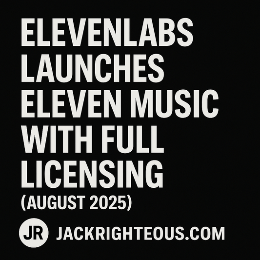 ElevenLabs Launches Eleven Music With Full Licensing | Aug 2025 - Jack Righteous