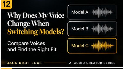 Why does my ElevenLabs voice sound different when switching models?