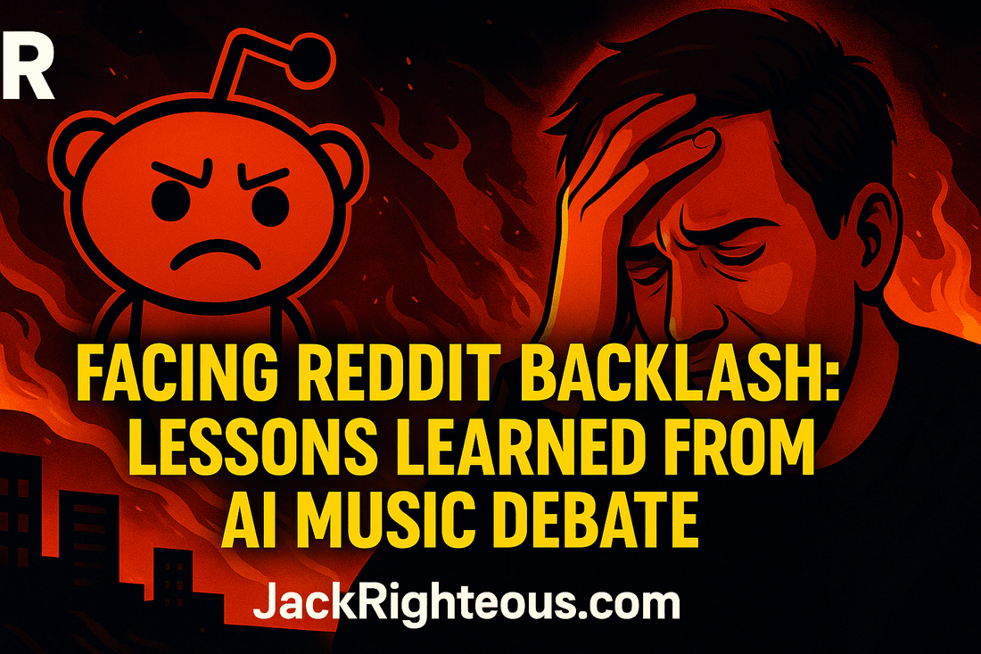 Facing Reddit Backlash: Lessons Learned from AI Music Debate - Jack Righteous