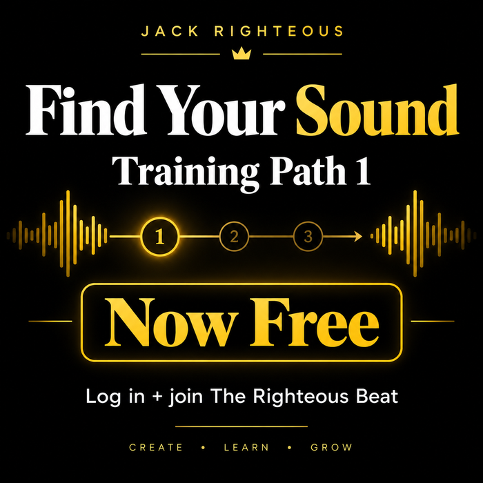 Find Your Sound Training Path 1 is now free — Jack Righteous announcement
