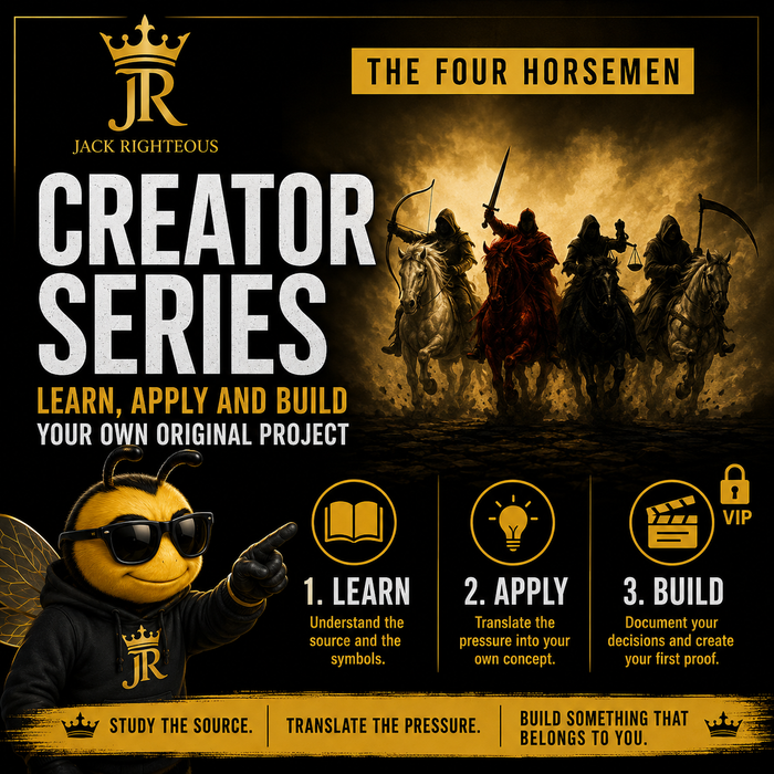 Bee Righteous presents the Four Horsemen Creator Series for learning, adapting and building an original project