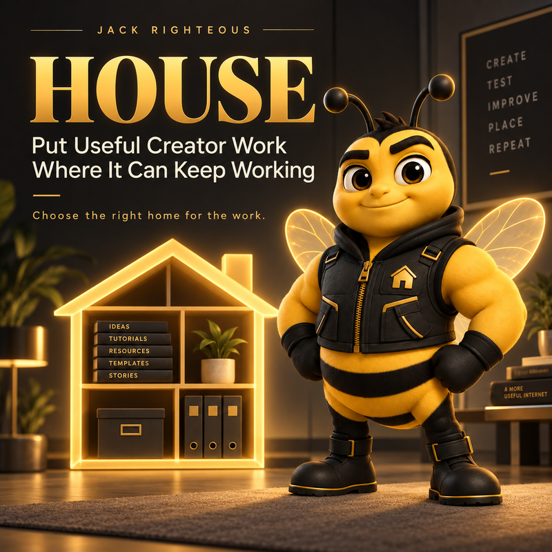 House character cover showing how creators place useful AI-assisted work where it can keep working