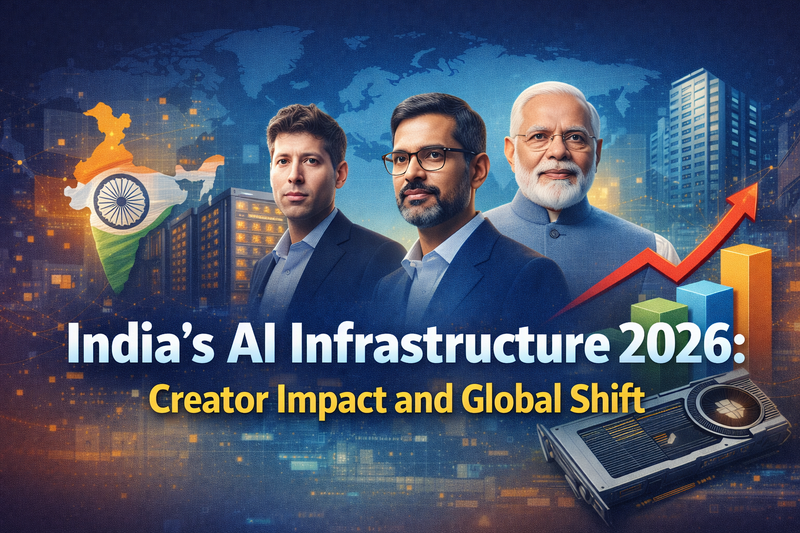 India AI infrastructure analysis covering data centers, GPUs and global technology investment in 2026
