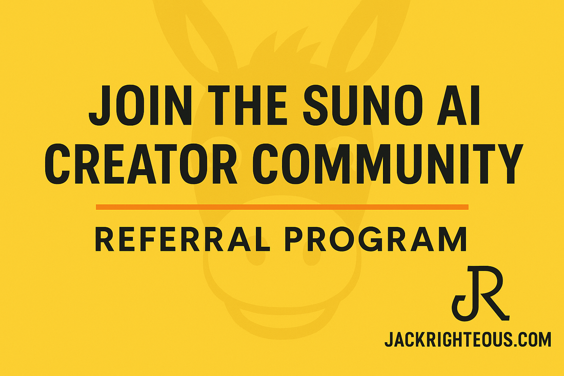 Join Our Suno AI Creator Community and Grow Your Music on Spotify - Jack Righteous