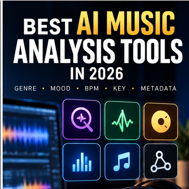 Best AI music analysis tools for genre, mood, BPM, key and metadata in 2026