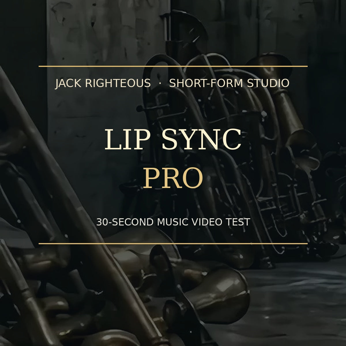 Neural Frames Lip Sync Pro 30-second music video test with brass instruments from the original short