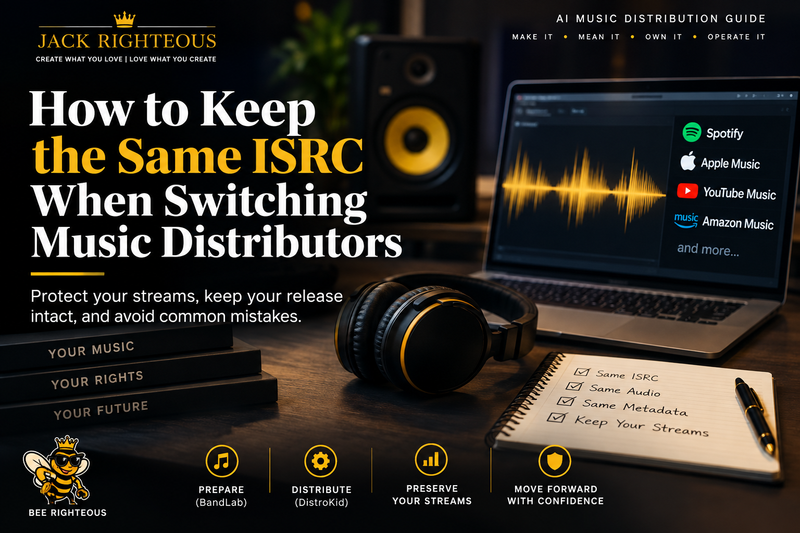 How to Keep the Same ISRC When Switching Music Distributors